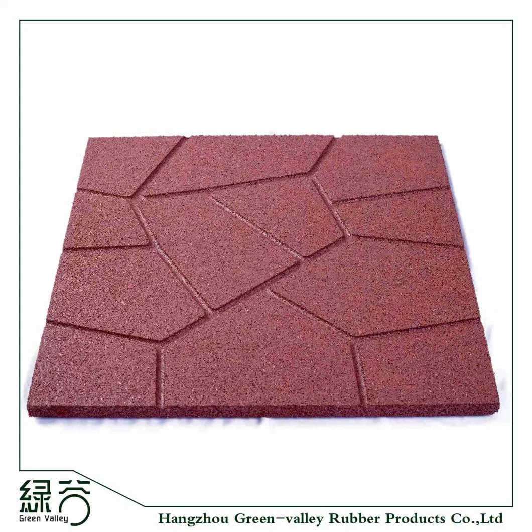 Safety Kindergarten Rubber Floor Tiles/Kids Play Rubber Tiles Paver/Gym Rubber Floring Mat