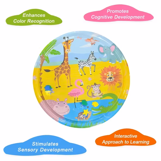 Alfombra inflable para juegos acuáticos para bebés