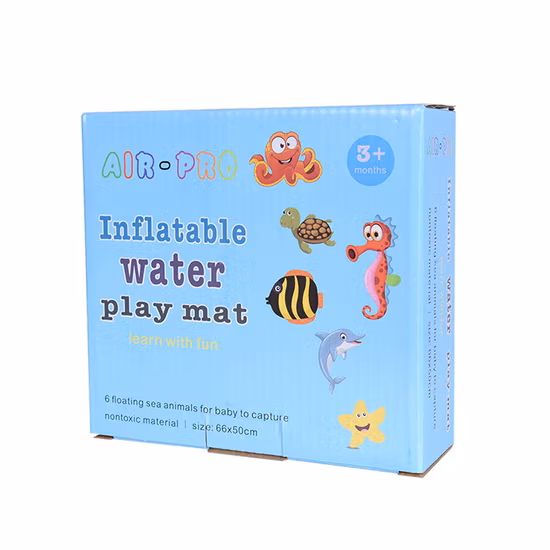 Estera de juego acuático, juguetes inflables para bebés, estera para el tiempo boca abajo para bebés