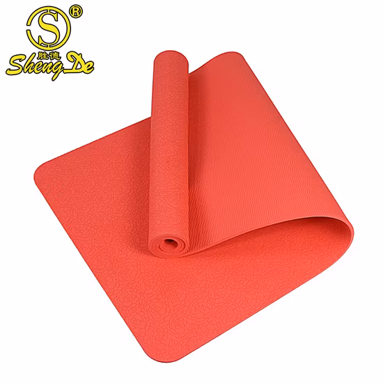 Estera de la yoga de la TPE de la espuma del hogar de la prenda impermeable del juego del ejercicio del gimnasio de los deportes