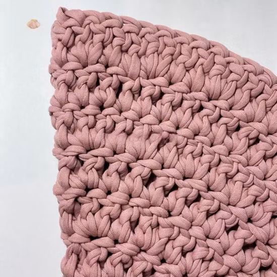 Venta al por mayor, artículo para bebé, precio más barato de Yiwu, agente de abastecimiento, alfombra de suelo de punto de ganchillo, alfombra redonda de algodón para bebé recién nacido, alfombra de juego para guardería